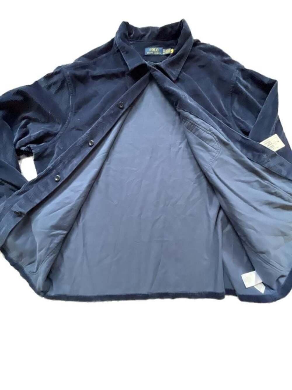 Polo Ralph Lauren Navy Corduroy Shirt Jacket XXL - Picture 5 of 9